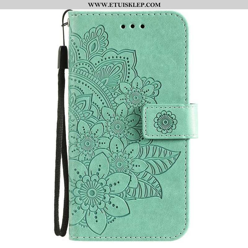 Etui Folio do Samsung Galaxy M32 Kwiatowa Mandala